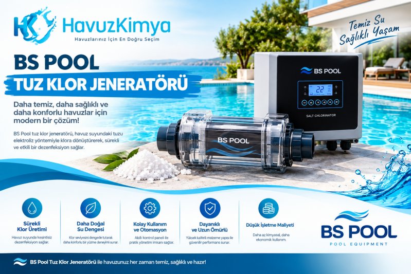 BS Pool Tuz Klor Jenaratör